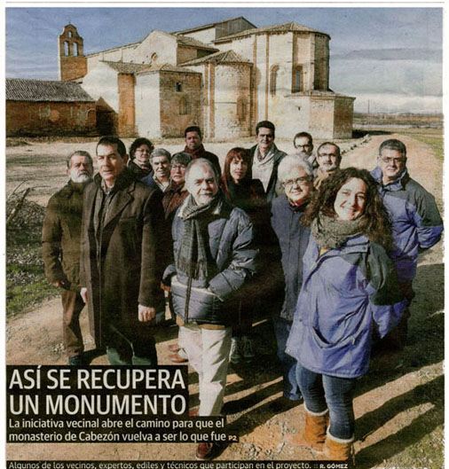 La Escuela de Arte de Valladolid inicia sus trabajos en Santa María de Palazuelos.