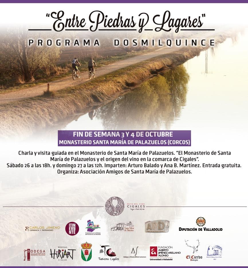 Finaliza el programa “Entre Piedras y lagares” con una magnífica conferencia sobre “El monasterio de Santa María de Palazuelos y el origen del vino en la comarca de Cigales