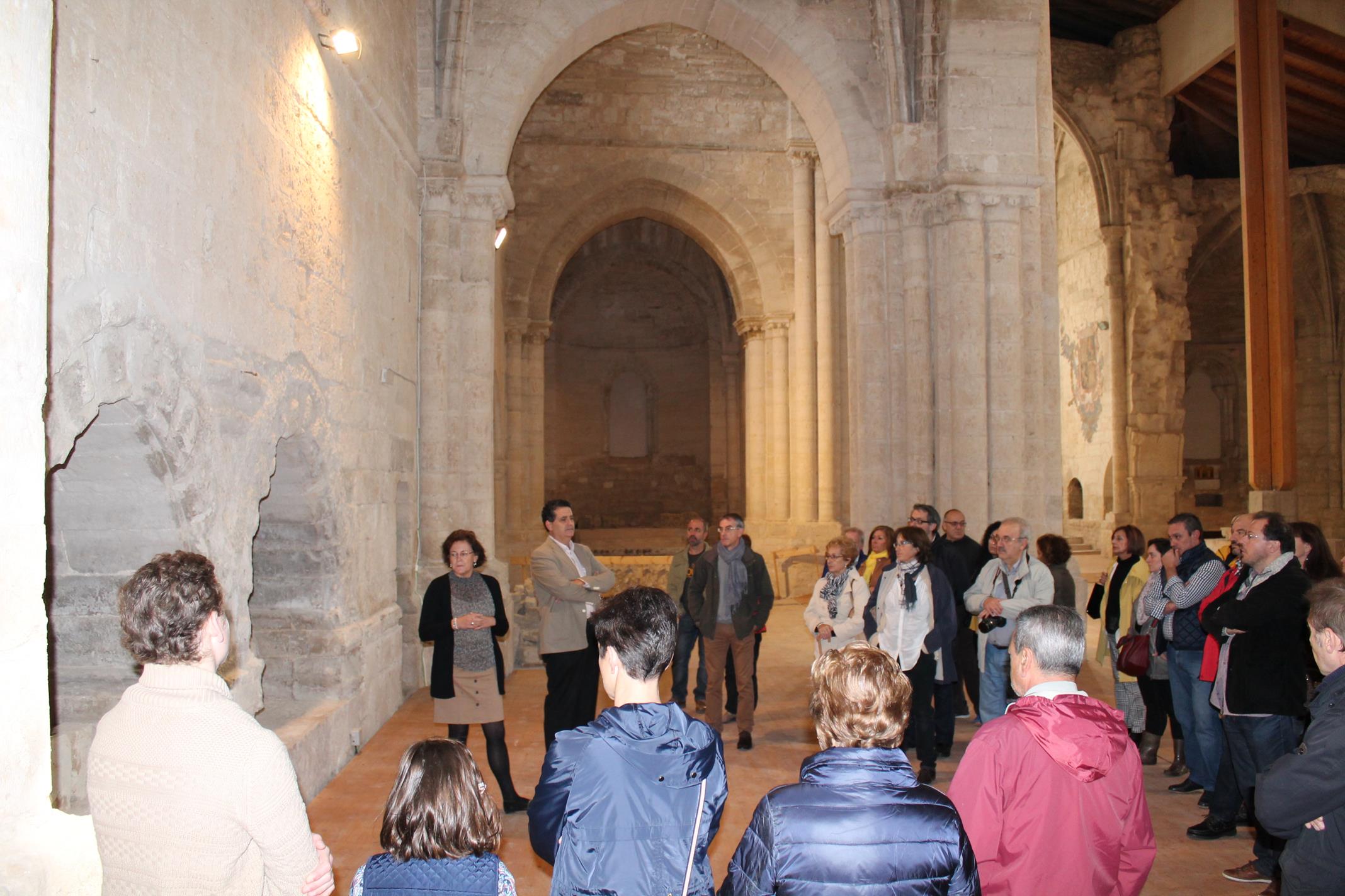 Entre piedras y lagares, programa 2015, visita guiada al Santa María de Palazuelos, 3 y 4 de octubre